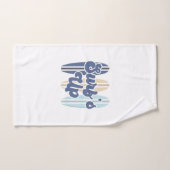 Planche de surf Surf's Up bleue (Serviette à main)