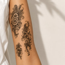 Planche de Tatouage Temporaire au Henné pour le Do