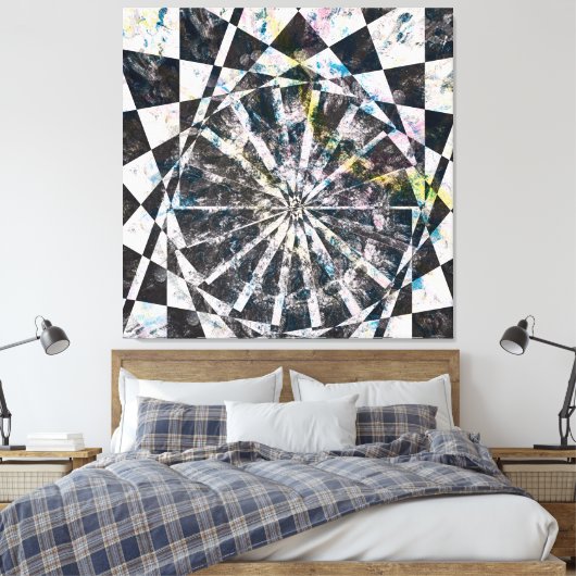 Planche de toile de couleur étirée (Insitu(Chambre))