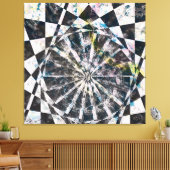 Planche de toile de couleur étirée (Insitu(Salon))