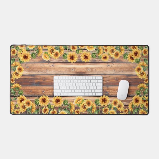 Planche de tournesol rustique (Clavier et souris)