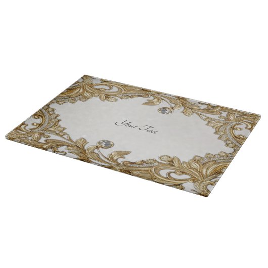 Planche décorative à découper en or (Coin)