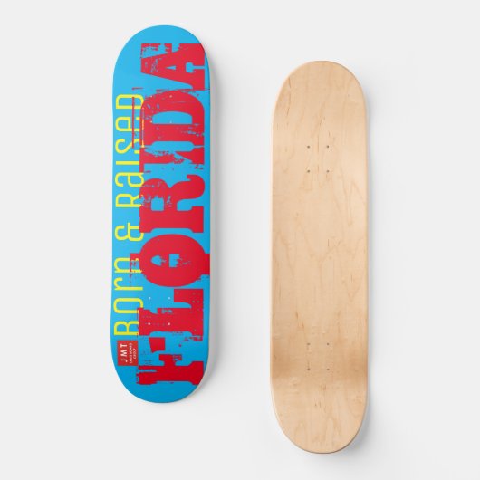 PLANCHE ET FLORIDE ÉLEVÉE Skateboard (Recto)