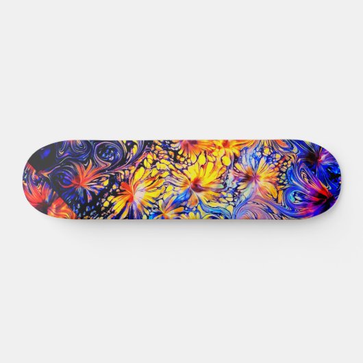 Planche florale déesse Art Skateboard Deck (Horz)
