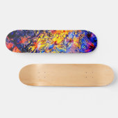 Planche florale déesse Art Skateboard Deck (Horz)