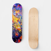 Planche florale déesse Art Skateboard Deck (Recto)