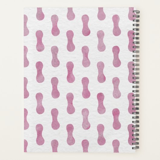 Plancher (21,6 cm x 28 cm) - Pink Pattern (Dos)