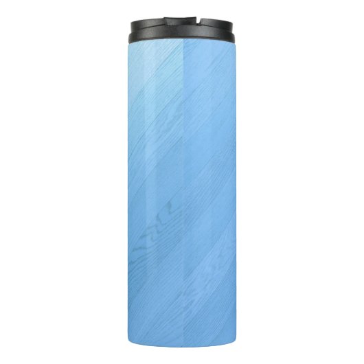 Plancher bleu Abstrait | Bouteille isotherme (Dos)