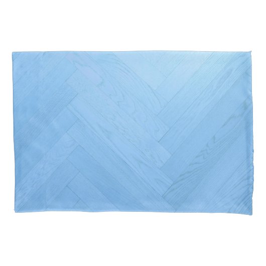 Plancher bleu Abstrait | Housse d'oreiller (devant-gauche)