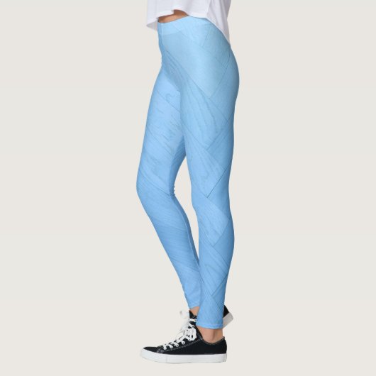 Plancher bleu Abstrait | Legging (Gauche)
