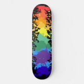 PLANCHER PEINT SPLASH GRAFFITTI SKATEBOARD (Recto)