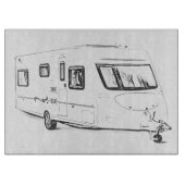 Planches à découper de conception de "caravane" (Devant)