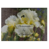 Planches à découper en verre Iris Fleur fabriquées (Devant)