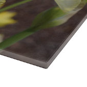 Planches à découper en verre Iris Fleur fabriquées (Coin)