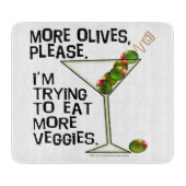 PLANCHES À DÉCOUPER EN VERRE - Plus d'Olives. Mang (Devant)