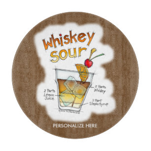 PLANCHES À DÉCOUPER EN VERRE - RECETTE WHISKEY SOU