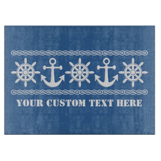 Planches à découper faites sur commande nautiques (Devant)