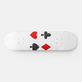 Planches à roulettes blanches avec quatre couleurs (Horz)