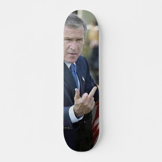 Planches à roulettes de doigt moyen de George Bush (Devant)