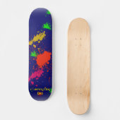 PLANCHES À ROULETTES - RAD PAINT SPLATS - LIBERTY (Recto)