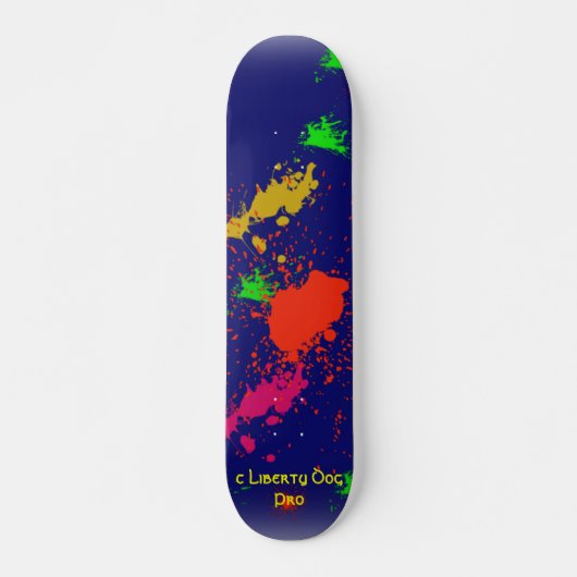 PLANCHES À ROULETTES - RAD PAINT SPLATS - LIBERTY (Devant)