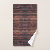 Planches de bois avec détails du grain, photo rapp (Serviette à main)