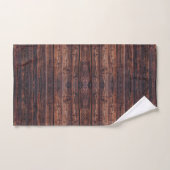 Planches de bois avec détails du grain, photo rapp (Serviette à main)