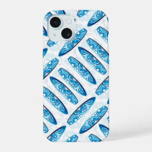 Planches de surf motif bleu