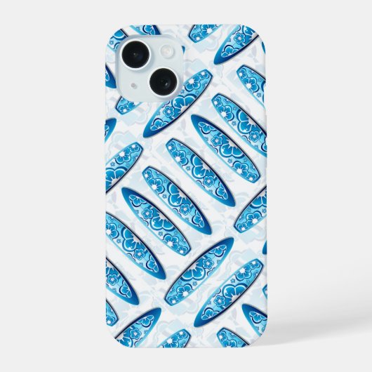 Planches de surf motif bleu (Verso)