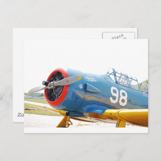 Plane Briefkaart (Voorkant / Achterkant)