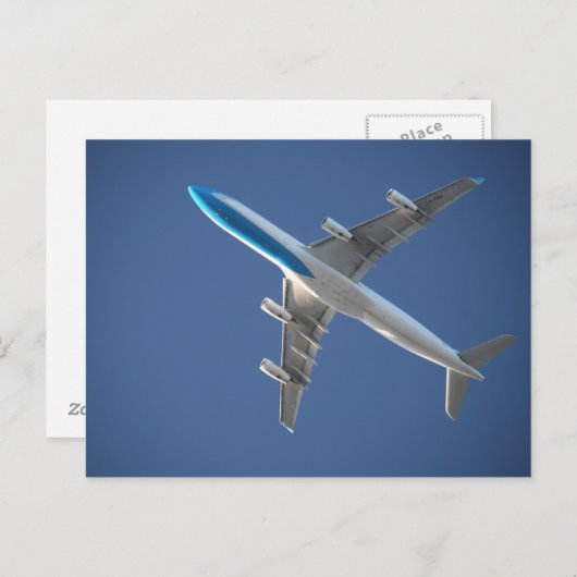 Plane Briefkaart (Voorkant / Achterkant)