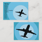 Plane - Chubby Visitekaartje (Voorkant / Achterkant)