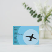 Plane - Chubby Visitekaartje (Staand voorkant)