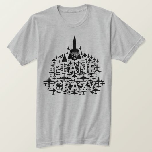 Plane Crazy -23 T-shirt (Design voorkant)