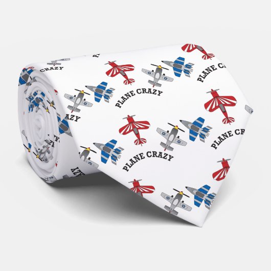 Plane Crazy Stropdas (Opgerold)