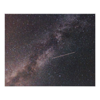 Plane crossing the Milky Way (2024) Perfect Poster