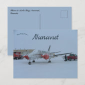Plane in Arctic Bay Nunavut Canada Briefkaart (Voorkant / Achterkant)