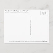 Plane landing over Maho Beach, Sint Maarten, SXM Briefkaart (Achterkant)