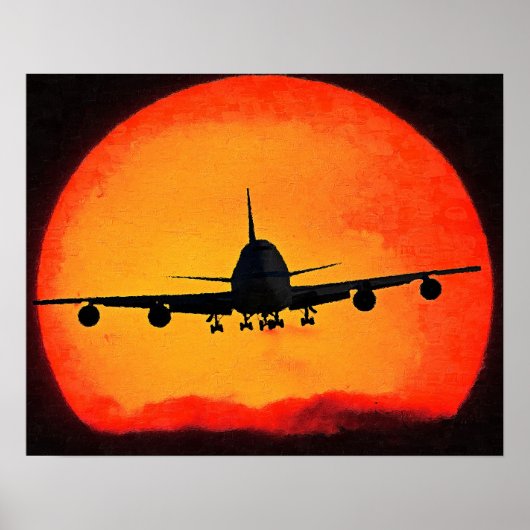 Plane Poster (Voorkant)