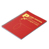 Plane Spotter Definition Graphic Notitieboek (Linkerzijde)