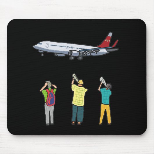 Plane Spotting Muismat (Voorkant)