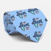 Plane Stropdas (Opgerold)