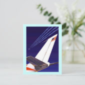 PLANE TAILS EN TRAILS PARTIJINVITATIE EZ2CUSTOMIZE KAART (Staand voorkant)