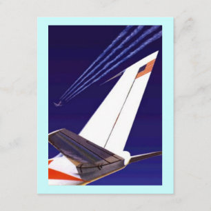 PLANE TAILS EN TRAILS PARTIJINVITATIE EZ2CUSTOMIZE KAART