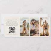 Plane Ticket Wedding Boarding Pass  (Achterkant)