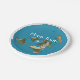 Plane Truth Azimuthal Equidistant Paper Bord Kaart