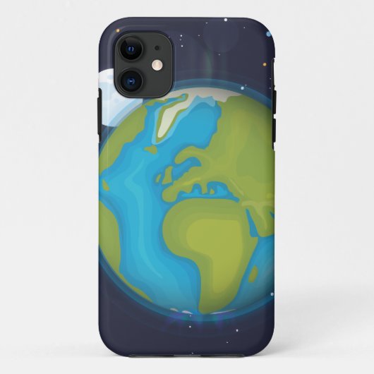 Planeet Aarde Case-Mate iPhone Case (Achterkant)