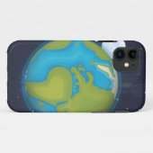 Planeet Aarde Case-Mate iPhone Case (Achterkant (horizontaal))