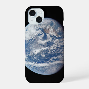 Planeet Aarde gefotografeerd door de Apollo 11 bem iPhone 15 Hoesje