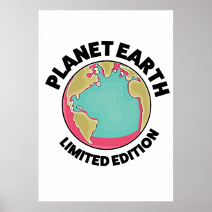 Planeet Aarde gelimiteerde editie Poster